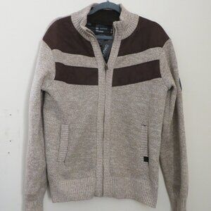 Buffalo David Bitton Westony Sz Medium Jute Mix Jacket Sweater